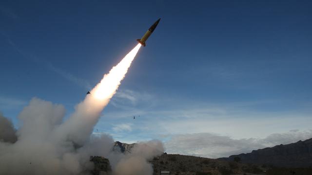 Tests der Langstreckenrakte Army Tactical Missile System (ATACMS) im US-Bundesstaat New Mexico Tests der Langstreckenrakte Army Tactical Missile System (ATACMS) im US-Bundesstaat New Mexico