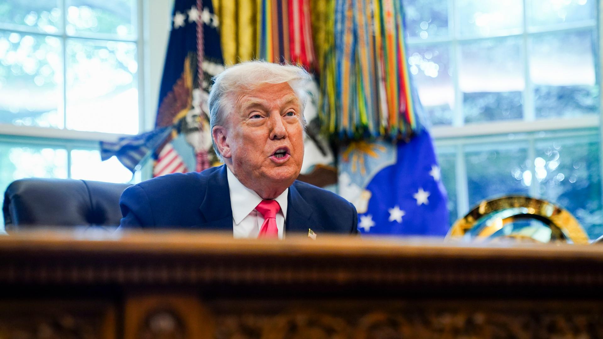 Trump im Oval Office Trump im Oval Office